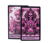 Jeu de cartes de tarot, jeu d'Oracle de 78 cartes mystérieuses, jeu de psychologie portable avec outil de guidage spirituel pour perspicacité, débutants, adultes, pratique de la méditation, cadeau