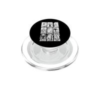 Jeu de Cartes de Tarot Major Arcana Retro Vintage Pop Art Astrologie PopSockets PopGrip pour MagSafe