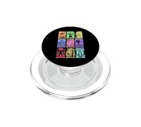 Jeu de Cartes de Tarot Major Arcana Retro Vintage Pop Art Astrologie PopSockets PopGrip pour MagSafe