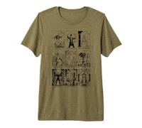 Jeu de Cartes de Tarot Major Arcana Retro Vintage Pop Art Astrologie T-Shirt Haut de Gamme