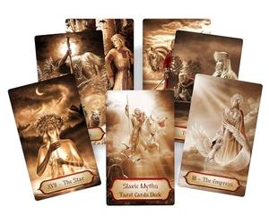 Jeu de cartes de tarot mythes et contes slaves. Cartes de divination et de divination. 78 cartes de tarot.