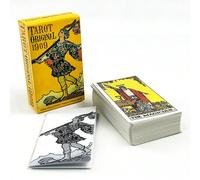 Jeu de cartes de tarot original de 1909 Rider Waite Smith, jeu de plateau de divination 1909Papetier