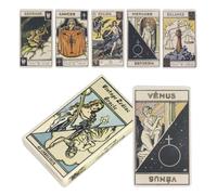 Jeu de Cartes de Tarot, Outil Oracle pour débutants, Aide à la Divination Portable, Jeu de Pratique spirituelle, Cadre Compact de 48 pièces pour la méditation, Les fêtes personnelles, Les réunions de