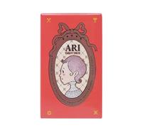 Jeu de cartes de tarot pour débutants, significations faciles à lire, outil d'apprentissage professionnel, ensemble de divination pour orientation spirituelle, méditation, voyage, 10,5 x 6,3 cm