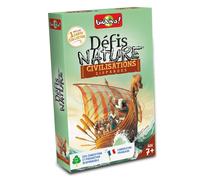 Jeu de cartes défis nature - civilisations disparues - fabriqué en france multicolore TU