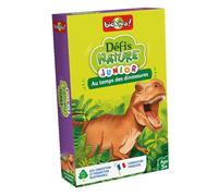 Jeu de cartes - Défis Nature Junior - Au temps des dinosaures - 1 à 4 joueurs - Dès 5 ans - Fabriqué en France et éco-responsable