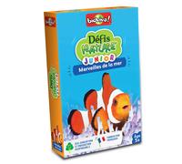Jeu de cartes - défis nature junior - merveilles de la mer - fabriqué en france multicolore TU