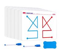 Jeu de cartes d'entraînement - Challenge de créativité et de coordination, 20pcs cartes de formation cérébrale | Capacités de développement, développer le cognitif, délicieux et le lien nécessaire, am