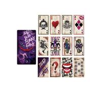 Jeu de cartes d'Halloween Joker 12 pièces 11 x 20 cm coloré