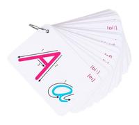 Jeu de Cartes d'identification alphabétique ABC - Alphabet Flash Cards - Jouet d'apprentissage pour 2 Ans