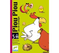 Djeco Jeu de cartes Piou Piou multicolore