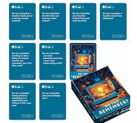 Jeu de Cartes "Do You Remember?" pour Adultes, Jeu de Société pour Se Souvenir & Se Reconcilier, Idéal pour Groupes, Team-Building & Soirées de Jeux, Jeu de Conversation Nostalgique