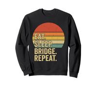Jeu de Cartes Eat Sleep Bridge Repeat Sweatshirt