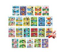 Jeu de cartes éducatif - Activité de recherche de différence, jouet de développement cognitif, ensemble d'entraînement de reconnaissance visuelle, cartes d'apprentissage interactives, kit de