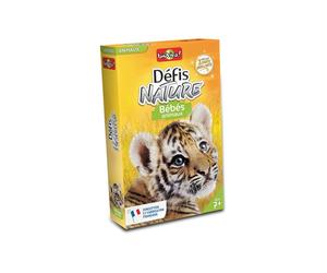 Jeu de cartes éducatif Bioviva Défis Nature Bébés animaux Coffret 2-6 joueurs Multicolore