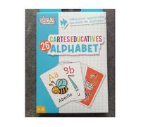 Jeu de cartes Educatives Alphabet , 26 cartes Educatives Alphabet illustrées