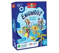 Bioviva - Enigmes - Villes et Pays - Devinez la réponse le plus rapidement possible grâce aux indices- Jeu de cartes - Collection Enigmes - 2 à 6 joueurs - 9 ans - Fabriqué en France - 283595
