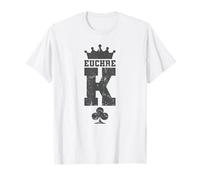 Jeu de Cartes Euchre King of Clubs T-Shirt