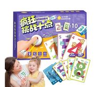 Jeu de Cartes familiales pour, Jeux de Cartes de fête pour Adultes, Jeux de société de Cartes familiales de mathématiques - Activités d'ajout éducatif, Accessoires pour s'amuser
