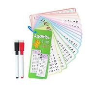 Jeu de cartes flash de mathématiques, cartes flash mathématiques | Jeux de mathématiques pour la maternelle avec anneau, indispensables pour la salle de ducation à la maison, les activités