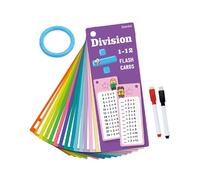 Jeu de cartes flash mathématiques - Cartes flash mathématiques - Jeu d'apprentissage des mathématiques avec anneau - Indispensable pour la salle de classe à la maison, les activités d'apprentissage