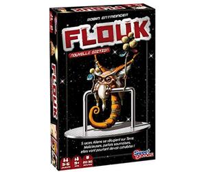 jeu de cartes FLOUK (nouvelle édition) - 5 races aliens vont devoir cohabiter sur Terre… ou pas ! pour 3 à 6 joueurs - 20 à 30 mn - version française - Sweet Games (France)