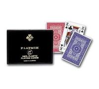 Jeu de cartes - GIBSONS - PIATNIK - 100% plastique - Multicolore - Blanc Blanc G
