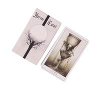 Jeu De Cartes Horror Tarot Deck - Ensemble De 78 Pièces En Papier Couché | Nouvelle Version De Décembre Spooky Oracle Collection | Outil De Divination Gothique 10,3x6 Cm | Papeterie Mystère De L'art S