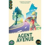 Jeu de cartes IELLO Agent Avenue Division M - Extension 2 joueurs, bluff et course - Coloré