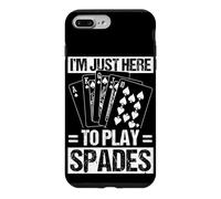 Jeu de Cartes I'm Just Here to Play Spades Coque pour iPhone 7 Plus/8 Plus