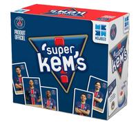 Jeu de cartes Megableu Super Kem's (Édition PSG) buzzer électronique, cartes joueurs - Bleu marine/rouge/blanc
