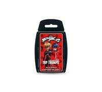 Winning Moves - Jeu de cartes Top Trumps Miraculous - 2 à 6 joueurs - Dès 6 ans - Version française
