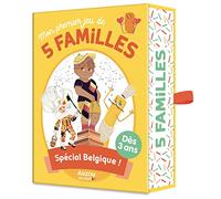 Jeux de cartes - mon jeu de 5 familles - spécial belgique