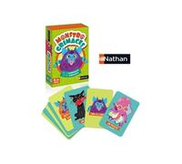 Nathan – Jeu de cartes – Monstro Grimaces – Dès 5 ans, 2–4 joueurs, jeu d'ambiance et de mémoire