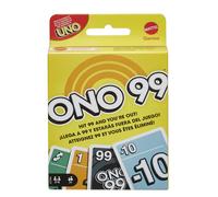 Mattel Games ONO 99 Jeu de Cartes pour Toute la Famille, Jeu de calcul, de 2 à 10 Joueurs -Individuellement ou par équipes, Jouet Enfant, Dès 7 Ans, HHL37