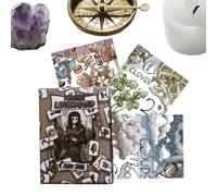 Jeu de cartes Oracle de 78 pièces, cartes d'apprentissage de divination, guide d' positif, jeu de lecture de fortune pour couples, 6,3 x 8,8 cm, pour couples, débutants, saisons, Noël