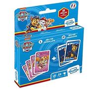 Jeu de Cartes Pat Patrouille - Shuffle - Pack de 2 Jeux de Cartes - Jeu de familles et Jeu de mémoire