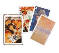 Jeu de cartes - PIATNIK - Tableaux d'impressionnistes - 54 cartes - Mixte - A partir de 7 ans