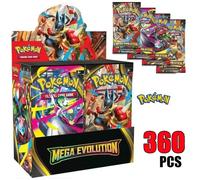 # Jeu de cartes Pokemon Franch anglais espagnol, MEGA EVOLUTION SCARLET & VIOLE, Booster prismatique 151, cartes de Transaction de combat Anglais 10Bag MEGA