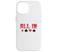 Jeu de Cartes Poker All in Coque pour iPhone 14