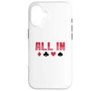 Jeu de Cartes Poker All in Coque pour iPhone 16