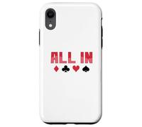 Jeu de Cartes Poker All in Coque pour iPhone XR