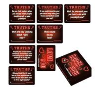 Jeu de Cartes pour Couples Adultes, Jeu de Communication avec Défis & Thèmes de Discussion, Idéal pour la Nuit du Date, W nd en Duo & Activités Conjuguées, Renforce le Liens Affectif, 18+