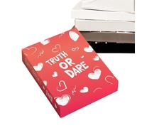 Jeu de cartes pour couples - Grand jeu de cartes de 9 cm pour se connecter - Idées romantiques de 50 dates - Cadeaux de fête ludiques pour la Saint-Valentin, les activités de nuit des adolescents