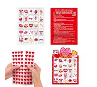 Jeu de cartes pour couples - Jouet interactif amusant, jeu de fête pour rire, divertissement de bureau avec fiançailles, kit de Saint-Valentin, avec invitations ludiques, activité amusante pour la Sc
