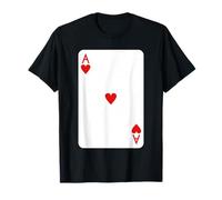 Jeu de cartes pour déguisement d'Halloween As de cœurs T-Shirt
