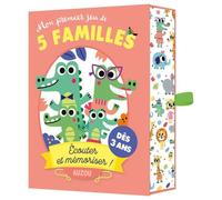 Jeu de cartes - Premier jeu de carte - 5 Familles - Écoute - Mémoire - Enfants dès 3 ans