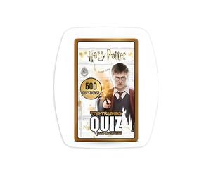 Jeu de cartes Quiz WINNING MOVES Harry Potter 500 questions 100 cartes Français Blanc