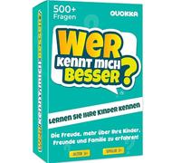 Jeu de cartes Quokka pour enfants à partir de 6 8 ans | Qui me connaît le mieux ? - Jeux de famille à partir de 8 10 ans - Questions amusantes pour enfants & familles - Jeux à partir de 4 5 6 ans