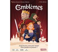 Jeu de cartes Savana Emblèmes stratégique familial 3-5 joueurs 20 min Français